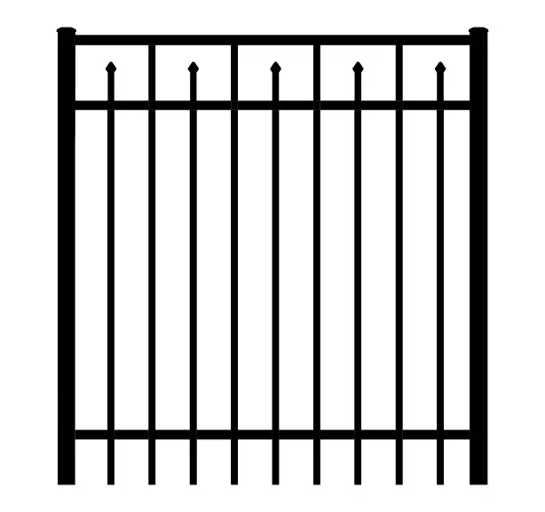 Design Decorative Wrought Iron Fence Steel Fence Metal Fence